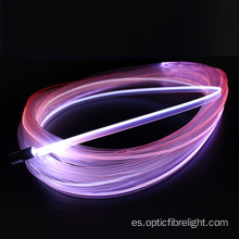 resplandor lateral del cable de luz de fibra óptica
